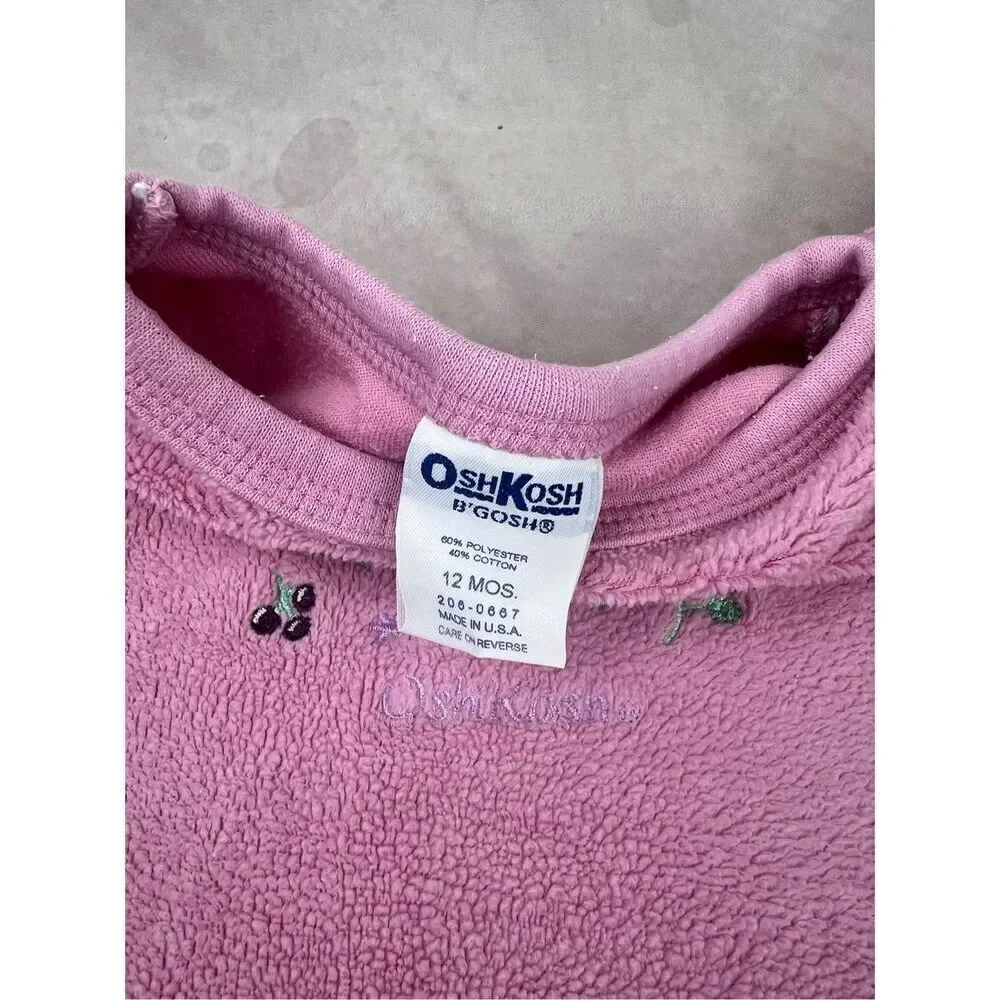 Y2K OshKosh Flower Sweater 12 Months